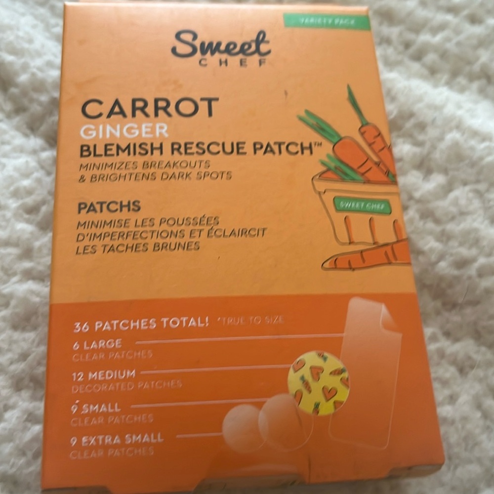 COPY - Sweet Chef Carrot Ginger Blemish Rescue Patches